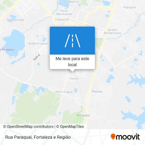 Rua Paraquai mapa