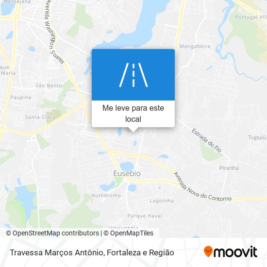 Travessa Marços Antônio mapa