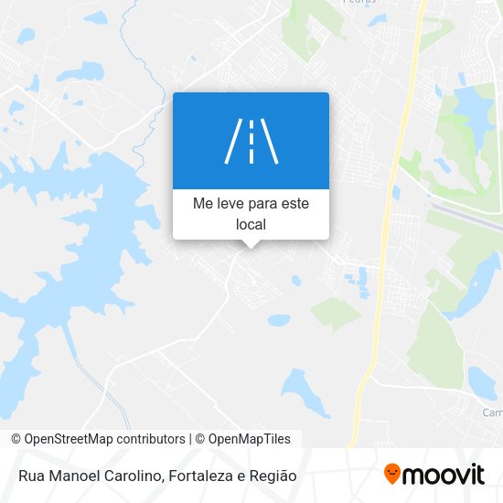 Rua Manoel Carolino mapa