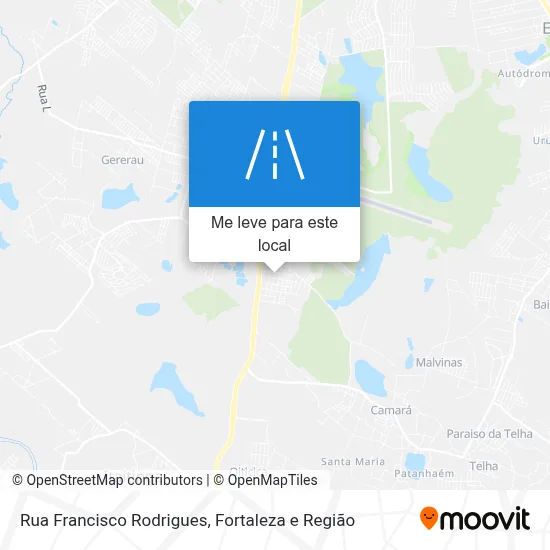 Rua Francisco Rodrigues mapa