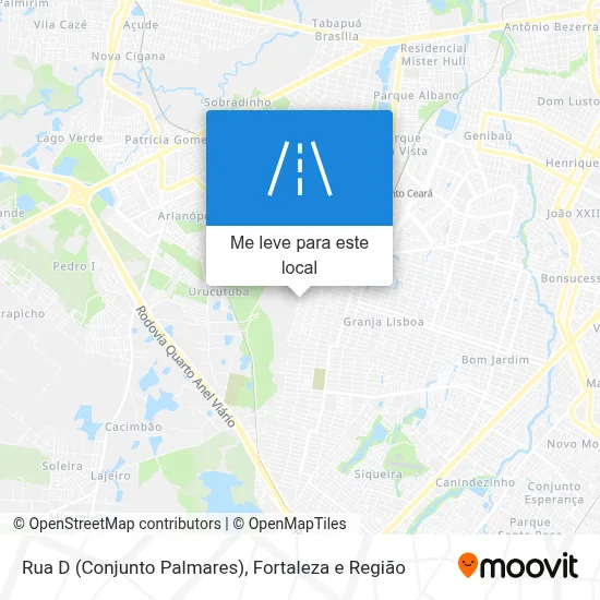 Rua D (Conjunto Palmares) mapa