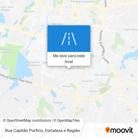 Rua Capitão Porfirio mapa