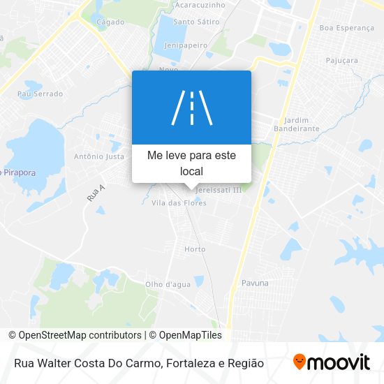 Rua Walter Costa Do Carmo mapa