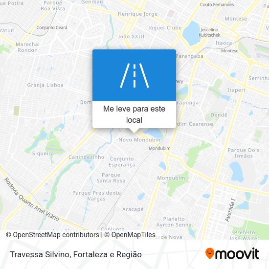 Travessa Silvino mapa