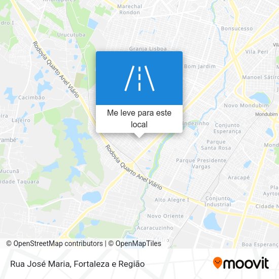 Rua José Maria mapa