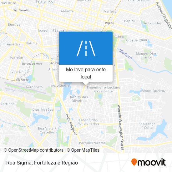 Rua Sigma mapa
