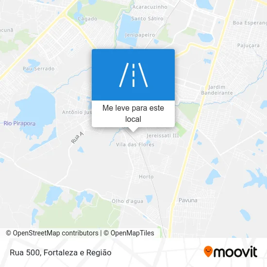 Rua 500 mapa
