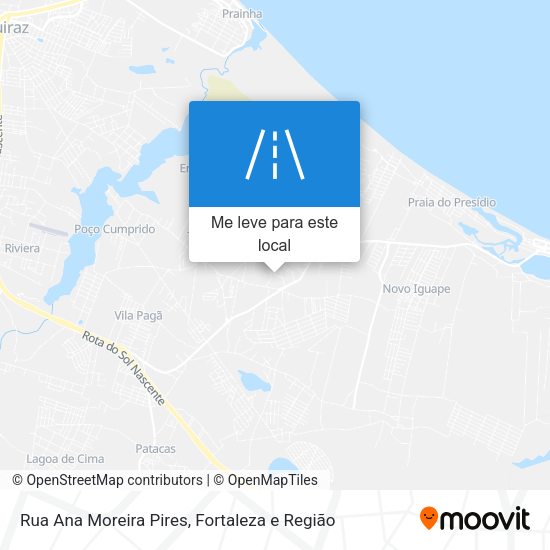 Rua Ana Moreira Pires mapa