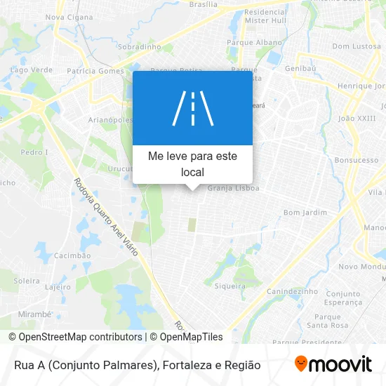 Rua A (Conjunto Palmares) mapa