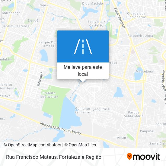 Rua Francisco Mateus mapa