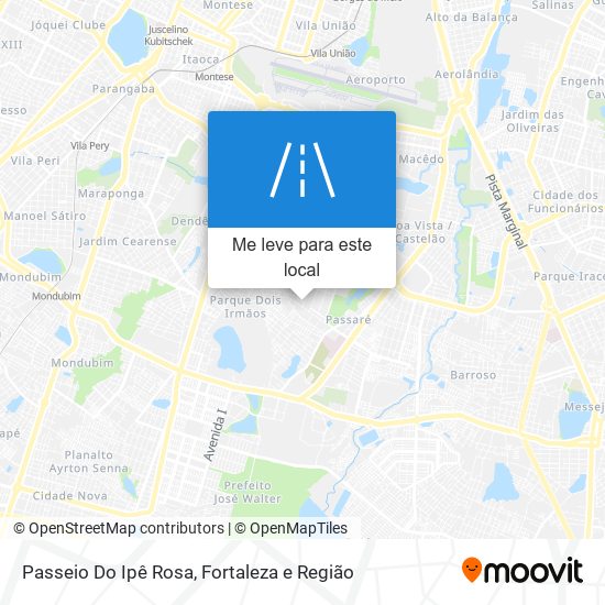 Passeio Do Ipê Rosa mapa