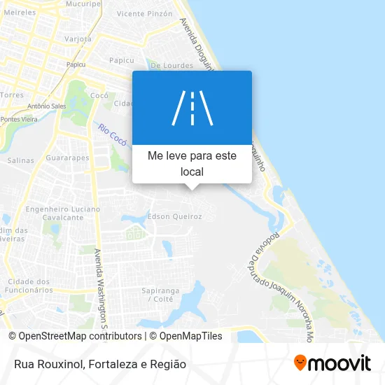 Rua Rouxinol mapa