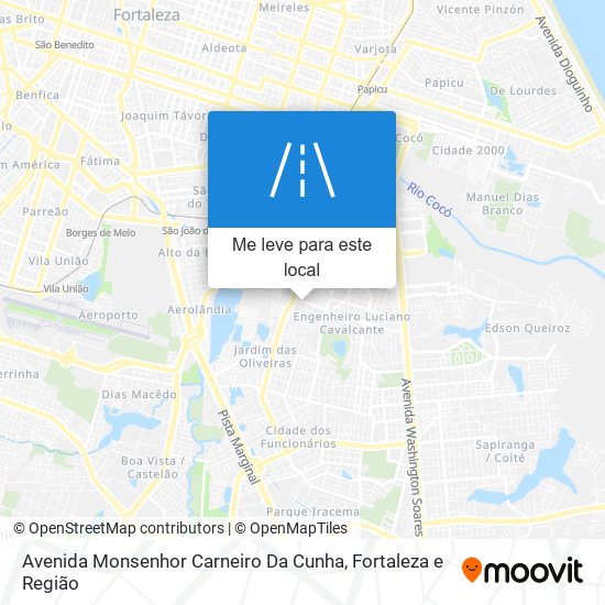 Avenida Monsenhor Carneiro Da Cunha mapa