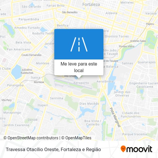 Travessa Otacílio Oreste mapa