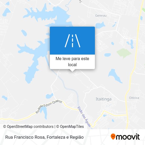 Rua Francisco Rosa mapa