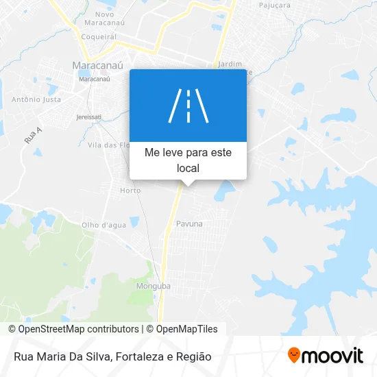 Rua Maria Da Silva mapa