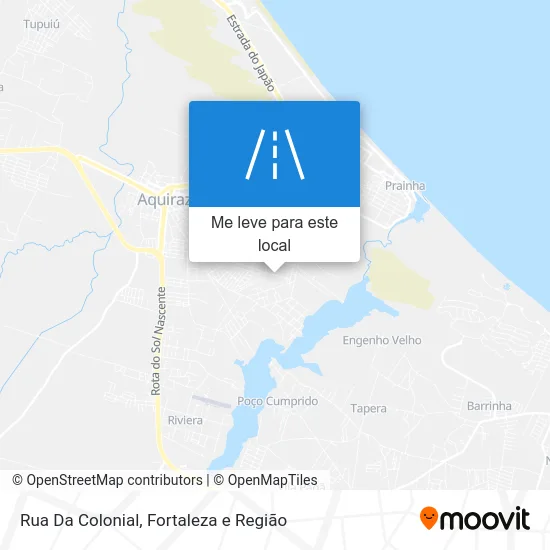Rua Da Colonial mapa