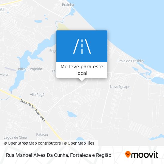 Rua Manoel Alves Da Cunha mapa