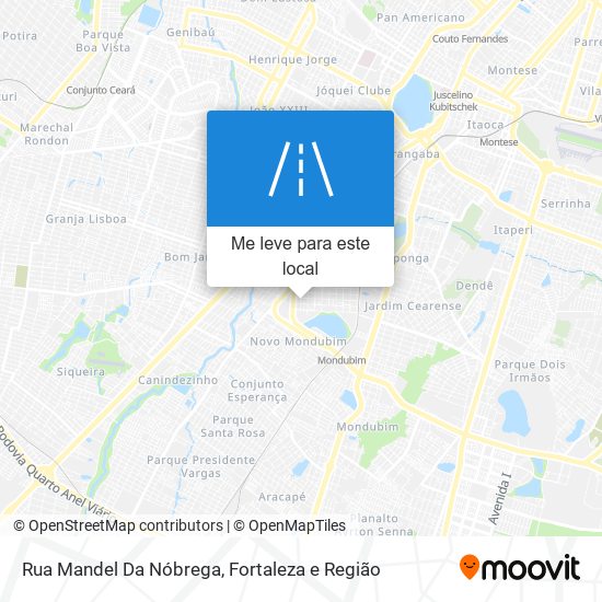 Rua Mandel Da Nóbrega mapa