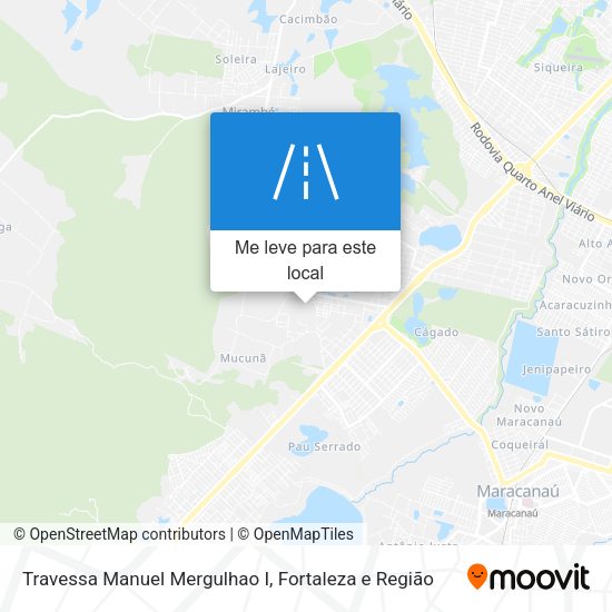 Travessa Manuel Mergulhao I mapa
