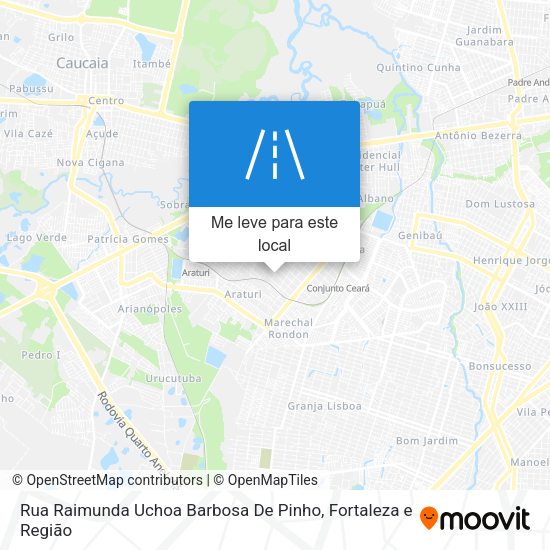 Rua Raimunda Uchoa Barbosa De Pinho mapa
