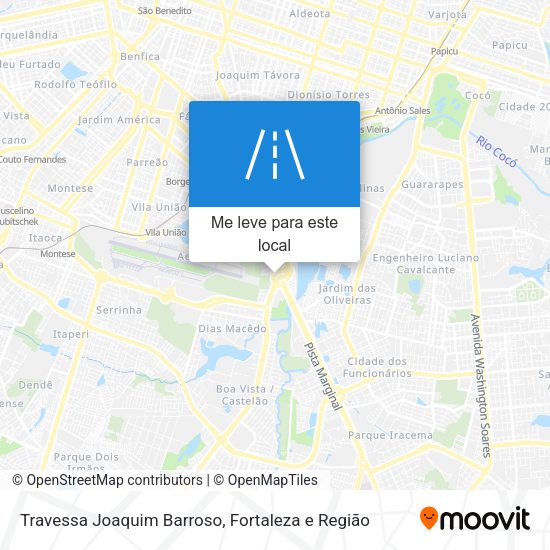 Travessa Joaquim Barroso mapa