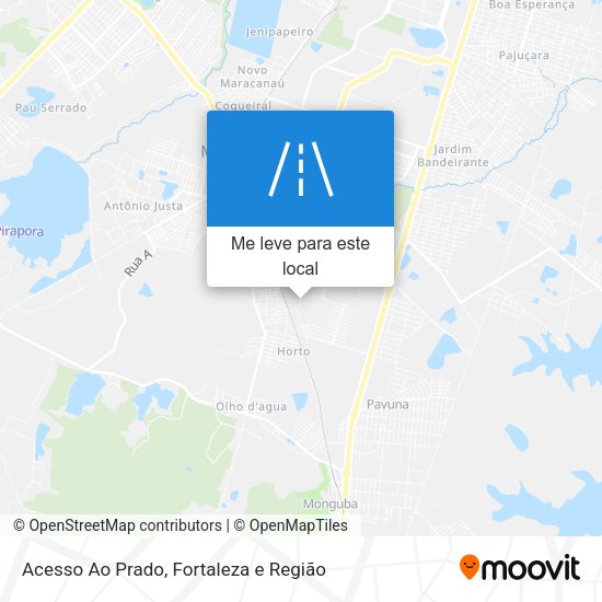Acesso Ao Prado mapa