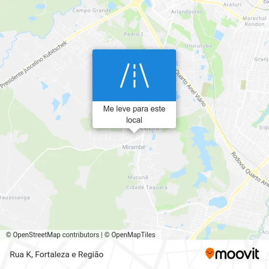 Rua K mapa