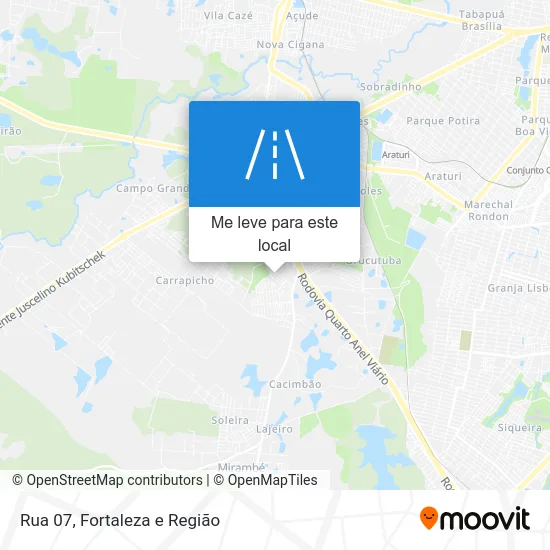 Rua 07 mapa