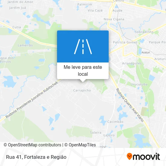 Rua 41 mapa