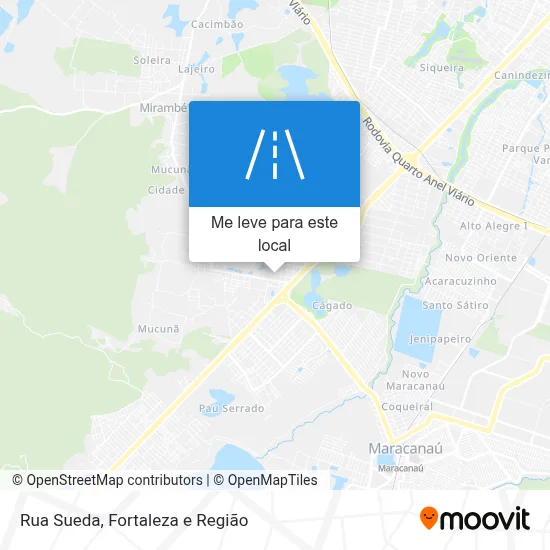 Rua Sueda mapa