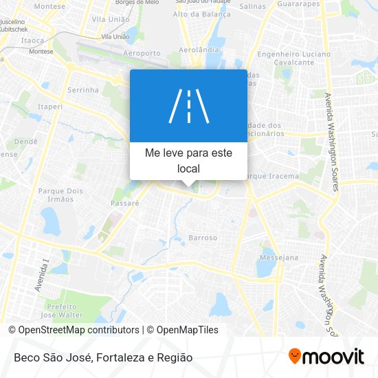 Beco São José mapa