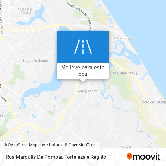 Rua Marquês De Pombai mapa