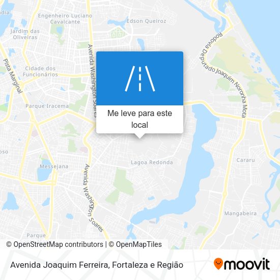 Avenida Joaquim Ferreira mapa