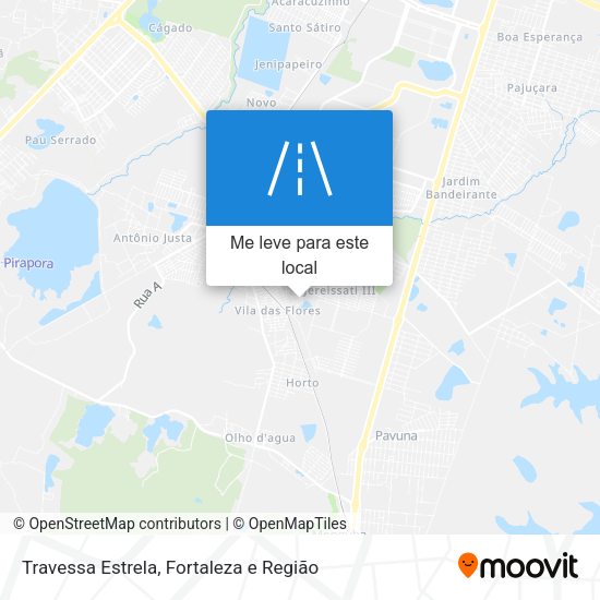Travessa Estrela mapa