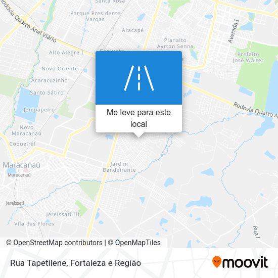 Rua Tapetilene mapa