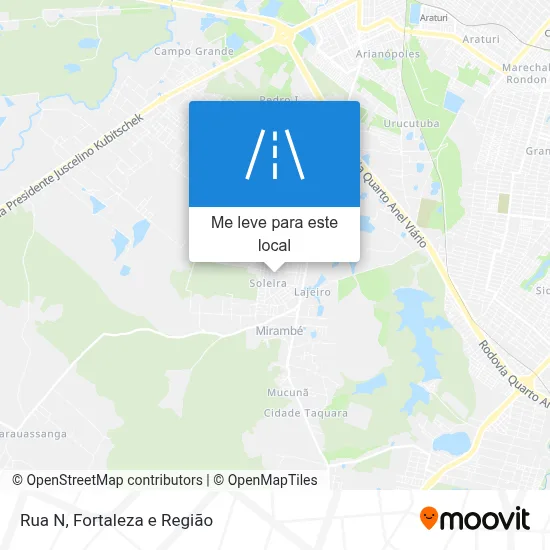 Rua N mapa