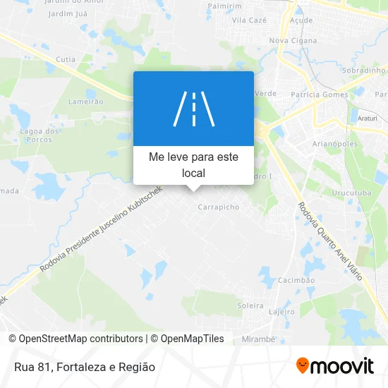 Rua 81 mapa