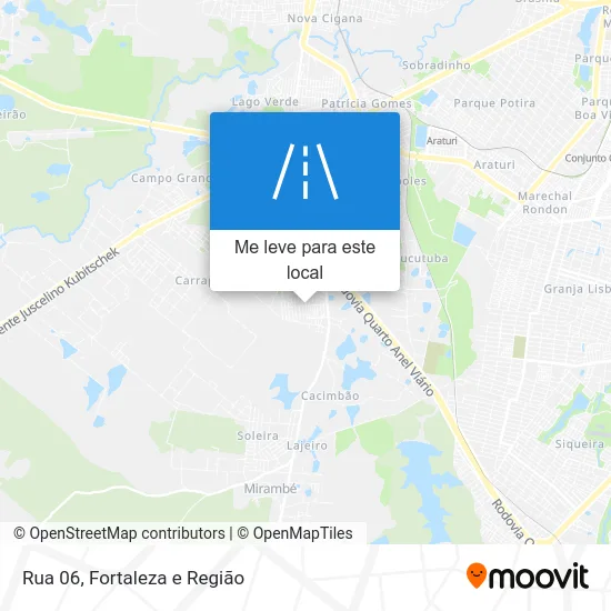 Rua 06 mapa
