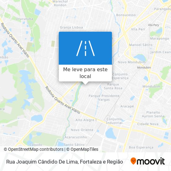 Rua Joaquim Cândido De Lima mapa