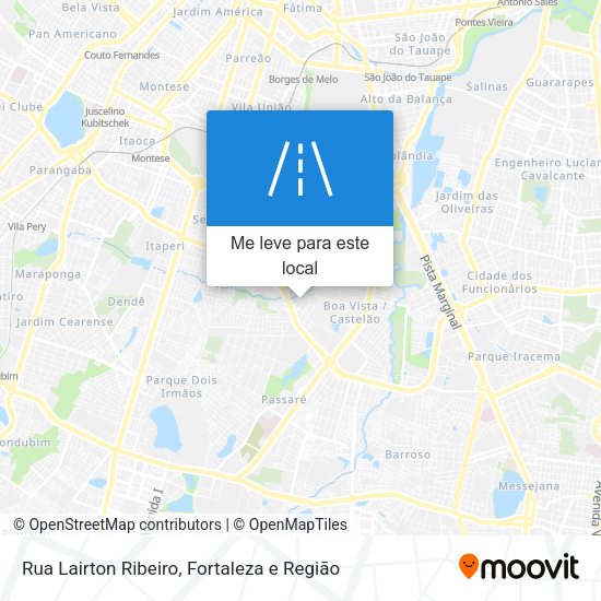 Rua Lairton Ribeiro mapa
