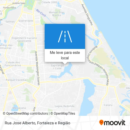 Rua Jose Alberto mapa