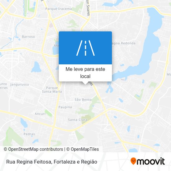 Rua Regina Feitosa mapa