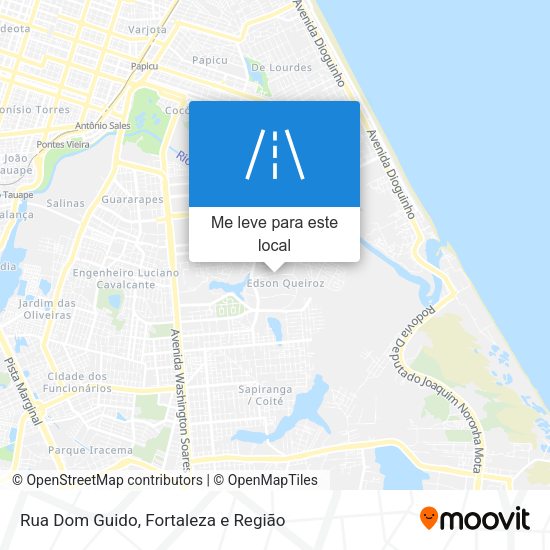 Rua Dom Guido mapa