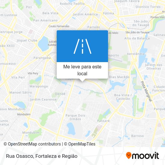 Rua Osasco mapa