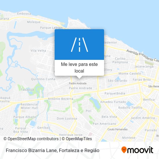 Francisco Bizarria Lane mapa