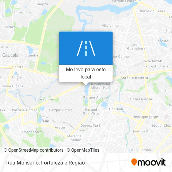 Rua Molisario mapa