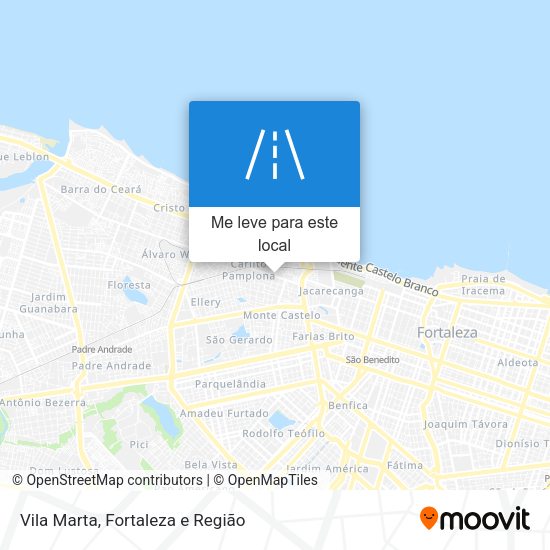 Vila Marta mapa