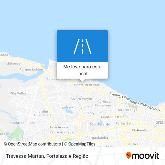 Travessa Martan mapa