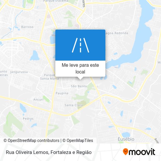 Rua Oliveira Lemos mapa